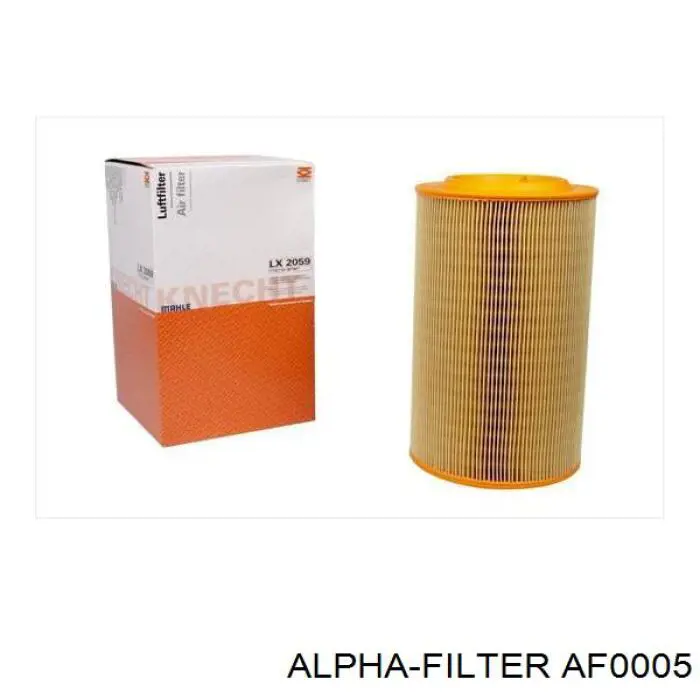 AF0005 Alpha Filter Повітряний фільтр двигуна