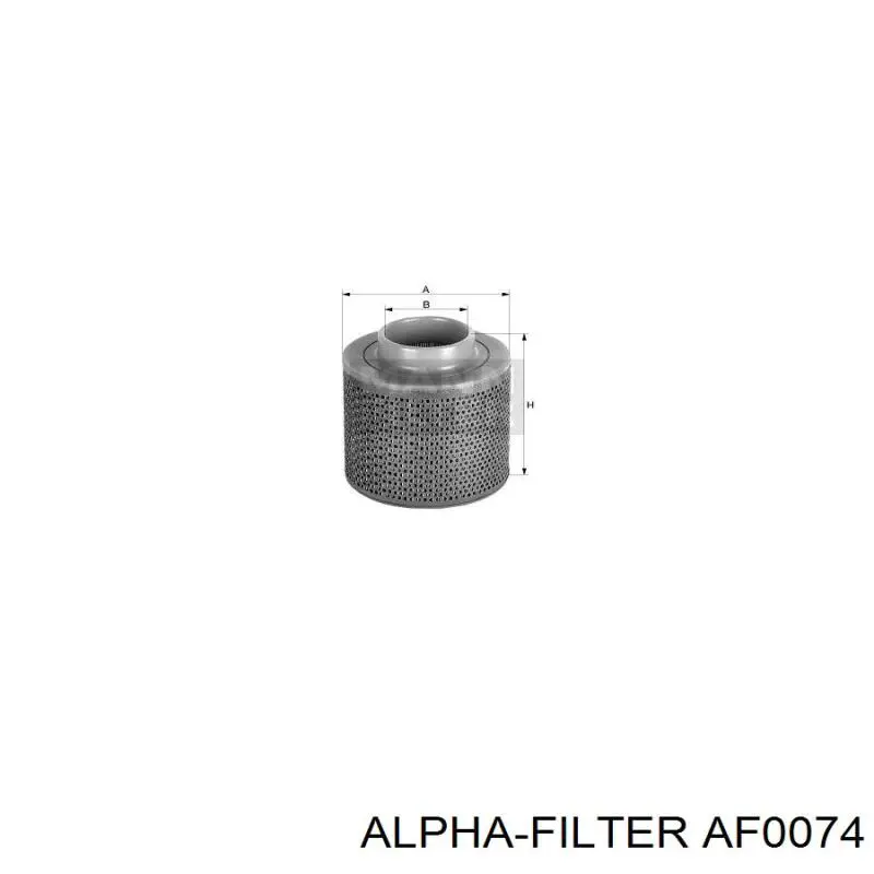 Купити AF0074 Alpha Filter Автомобільний фільтр повітря