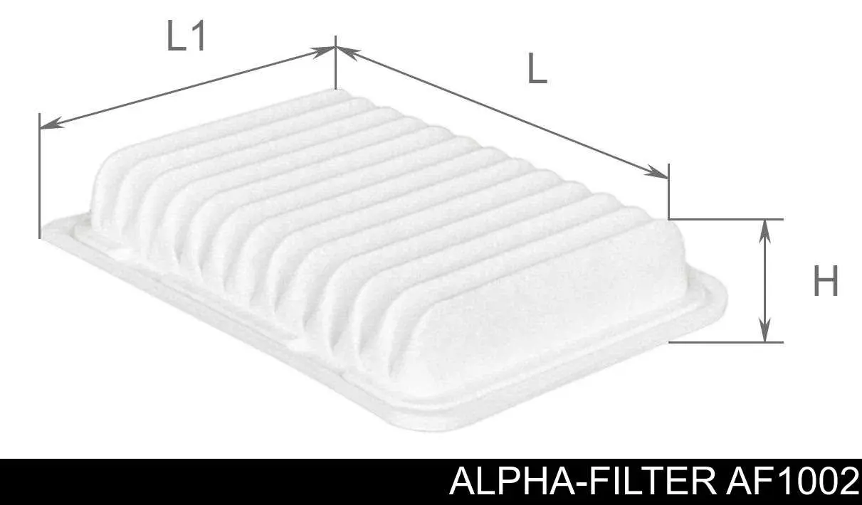 AF1002 Alpha Filter Повітряний фільтр двигуна