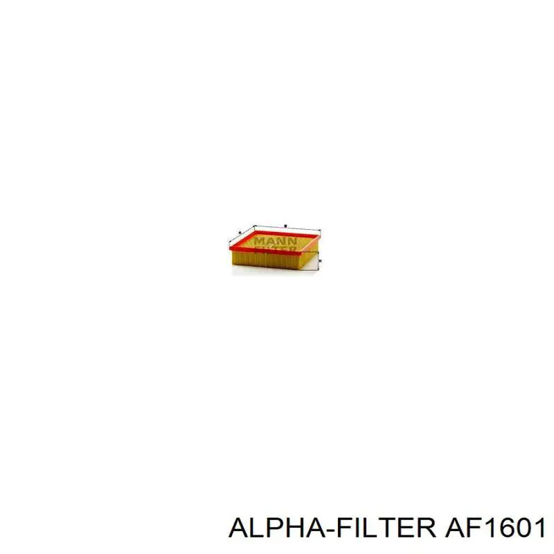 Елемент повітряного фільтра Alpha Filter AF1601 ціна, від 2.79 USD