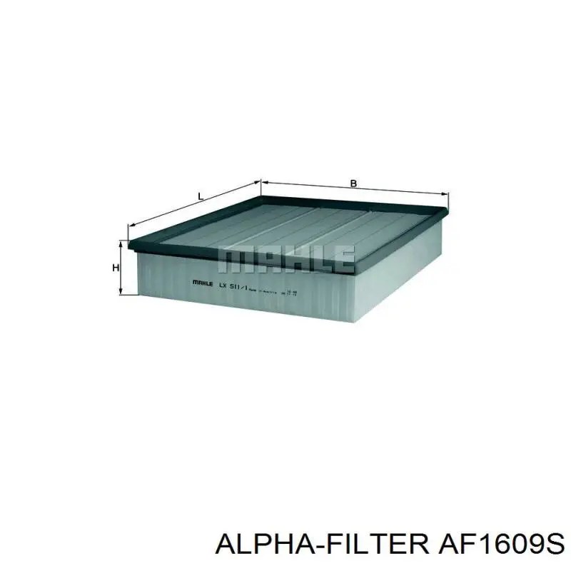 Елемент повітряного фільтра Alpha Filter AF1609S ціна, від 6.20 USD