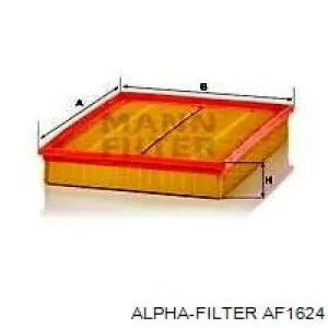 Повітряний фільтр AF1624 Alpha Filter