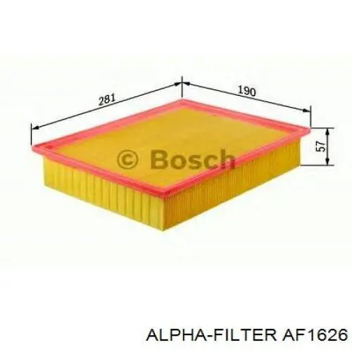 AF1626 Alpha Filter Повітряний фільтр двигуна