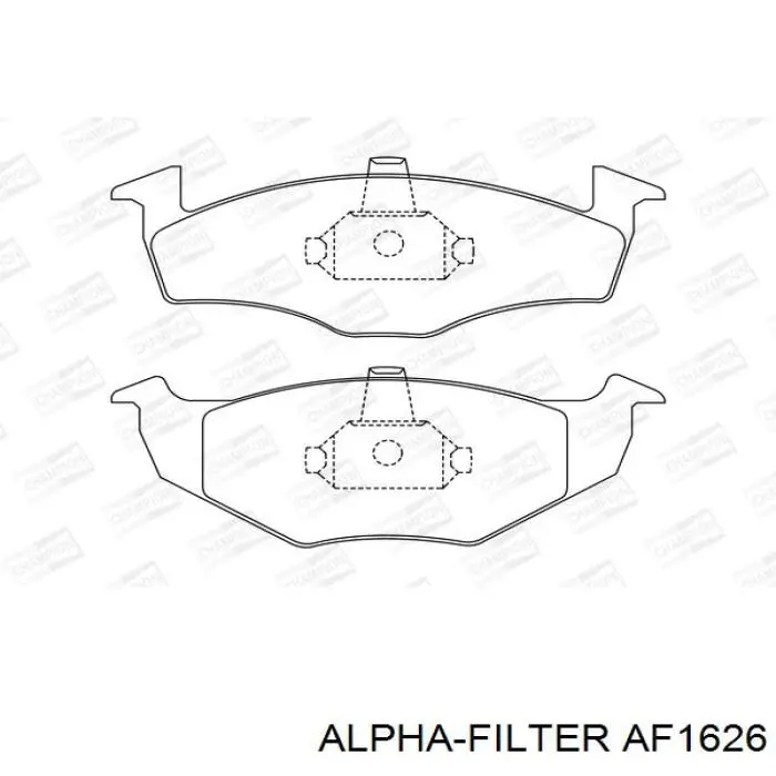 Елемент повітряного фільтра Alpha Filter AF1626 ціна, від 3.91 USD