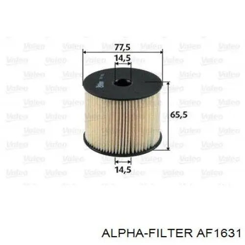 Повітряний фільтр AF1631 Alpha Filter