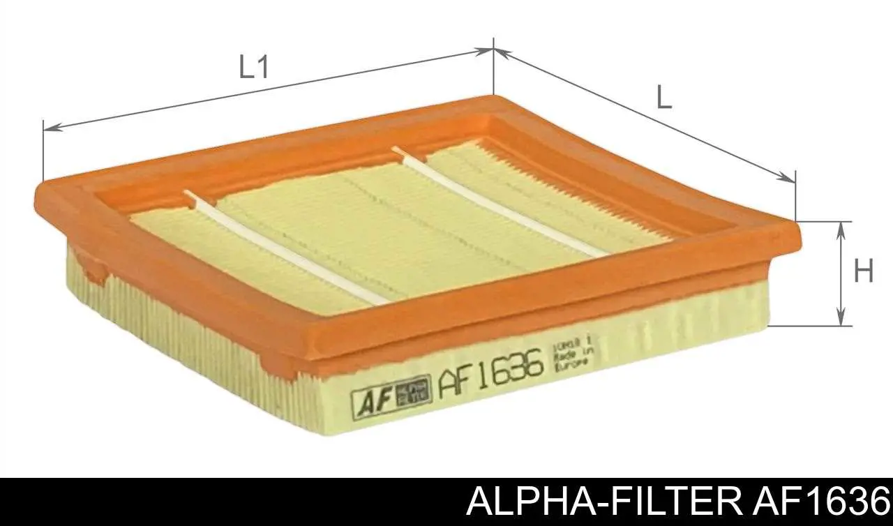 Повітряний фільтр AF1636 Alpha Filter