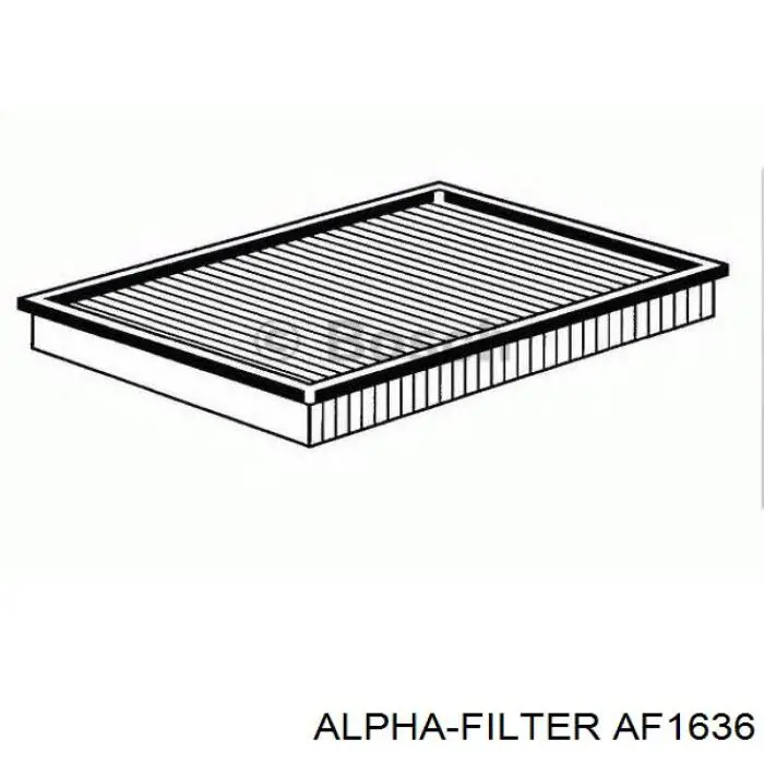 Повітряний фільтр AF1636 Alpha-filter