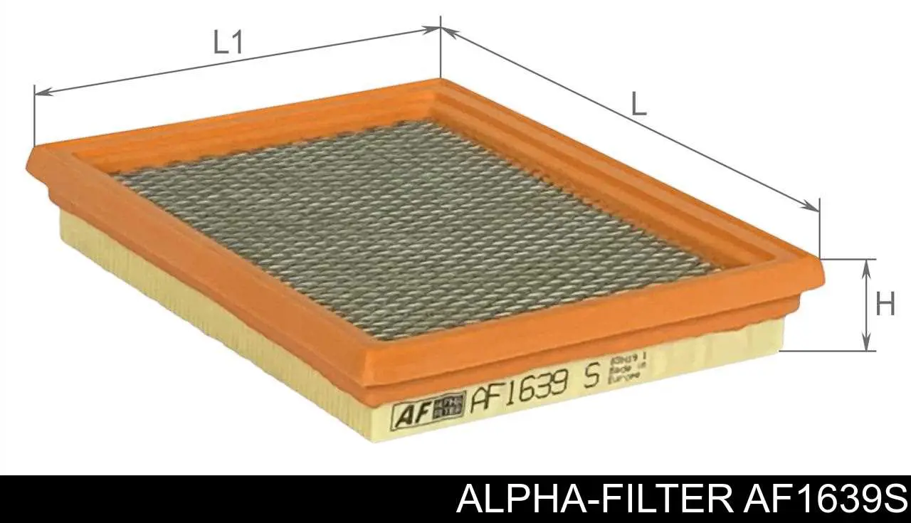 Купити AF1639S Alpha Filter Автомобільний фільтр повітря