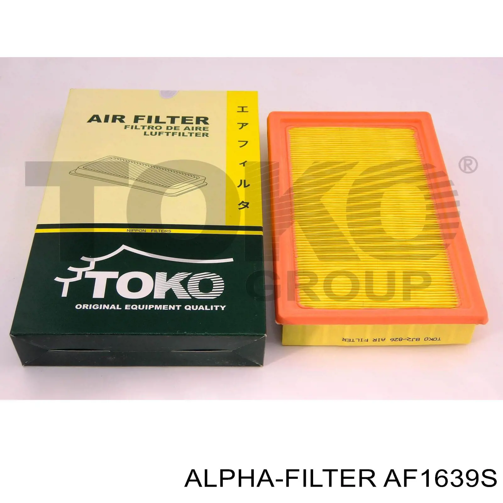 AF1639S Alpha Filter Повітряний фільтр двигуна