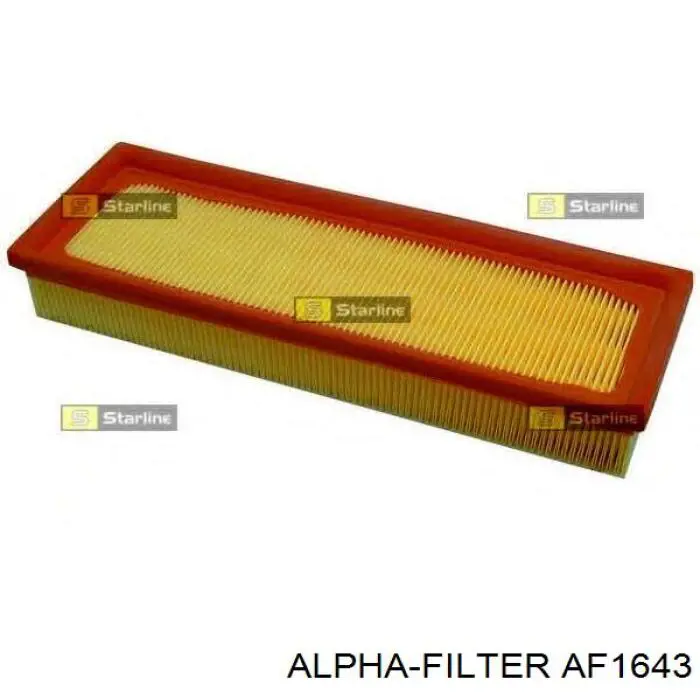 AF1643 Alpha Filter Повітряний фільтр двигуна