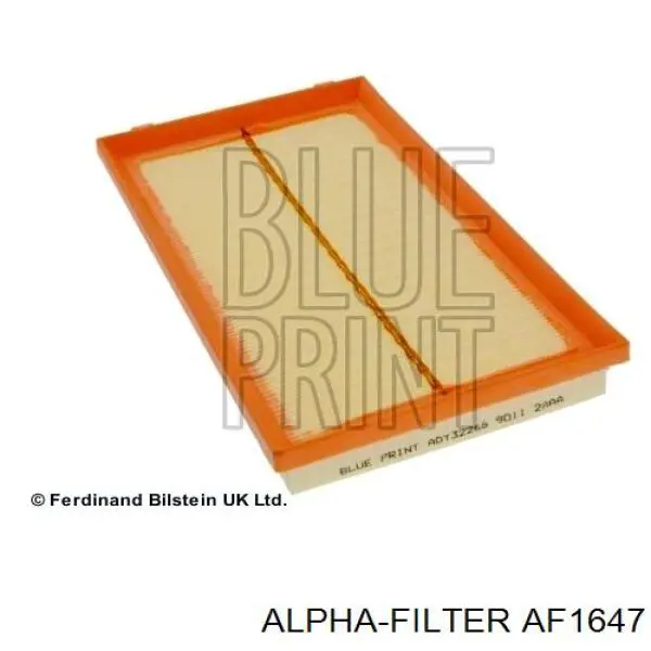 AF1647 Alpha Filter Повітряний фільтр двигуна