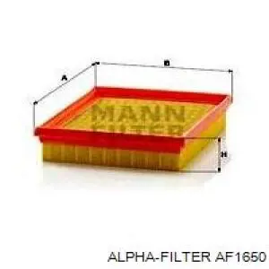 AF1650 Alpha Filter Повітряний фільтр двигуна