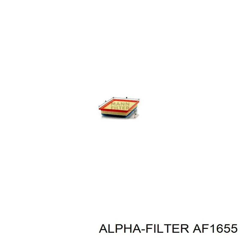 Купити AF1655 Alpha Filter Автомобільний фільтр повітря