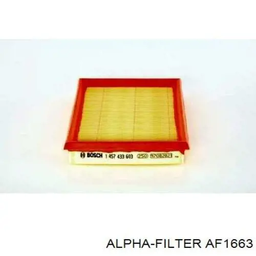 AF1663 Alpha Filter Повітряний фільтр двигуна
