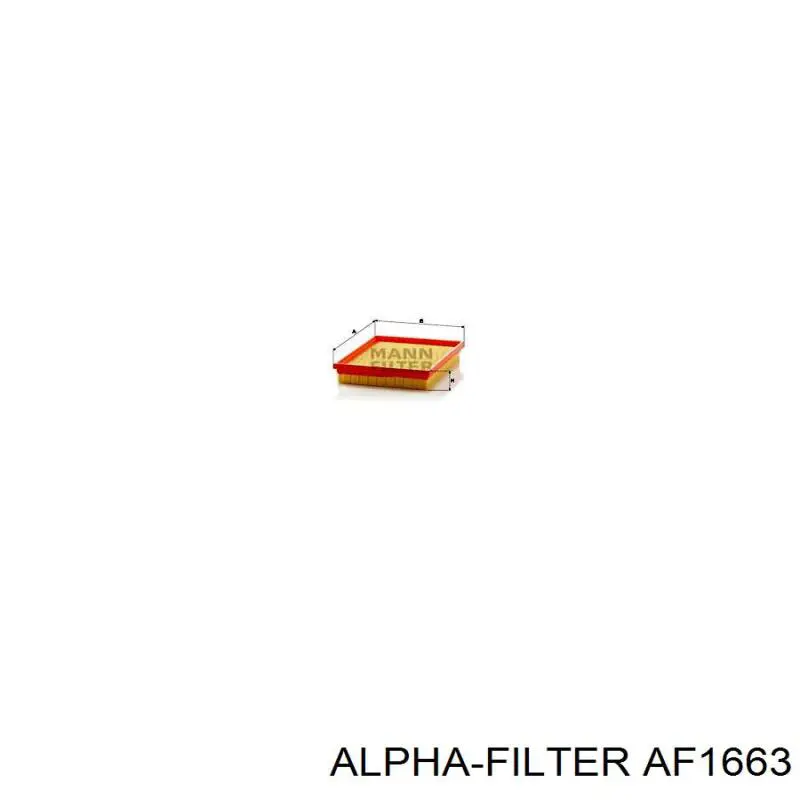 AF1663 Alpha-filter фільтр повітряний