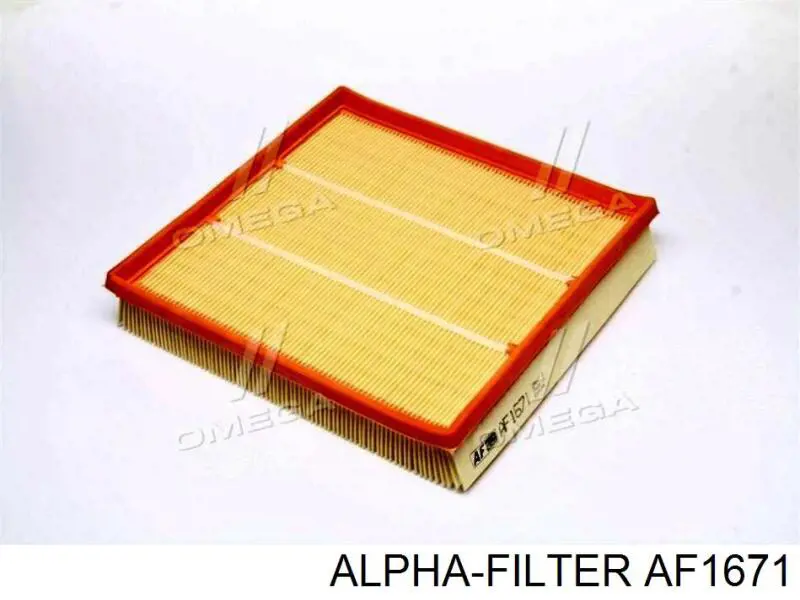 Елемент повітряного фільтра Alpha Filter AF1671 ціна, від 4.34 USD