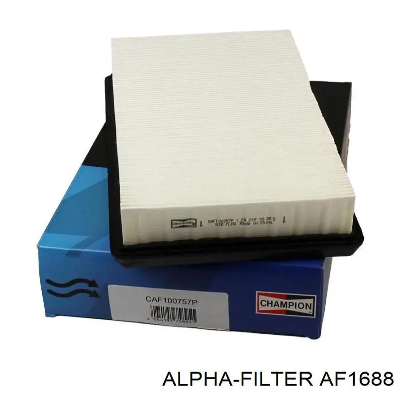 Елемент повітряного фільтра Alpha Filter AF1688 ціна, від 3.66 USD