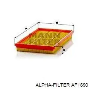 Купити AF1690 Alpha Filter Автомобільний фільтр повітря