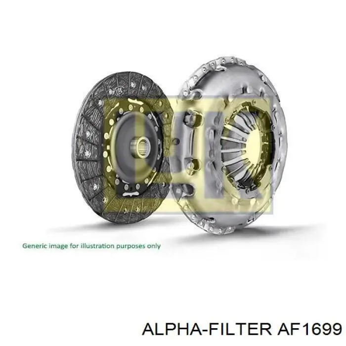Повітряний фільтр AF1699 Alpha Filter