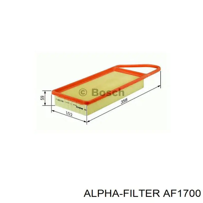 AF1700 Alpha-filter фільтр повітряний