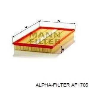 Елемент повітряного фільтра Alpha Filter AF1706 ціна, від 4.56 USD