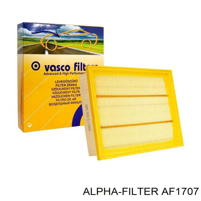 AF1707 Alpha Filter Повітряний фільтр двигуна