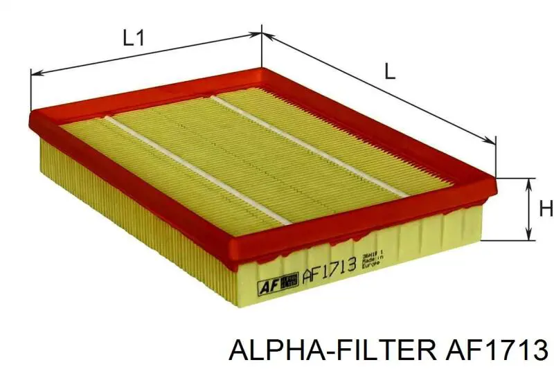 AF1713 Alpha-filter фільтр повітряний