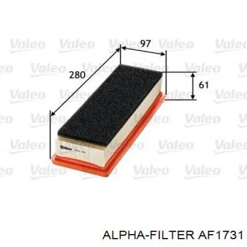 Повітряний фільтр AF1731 Alpha Filter
