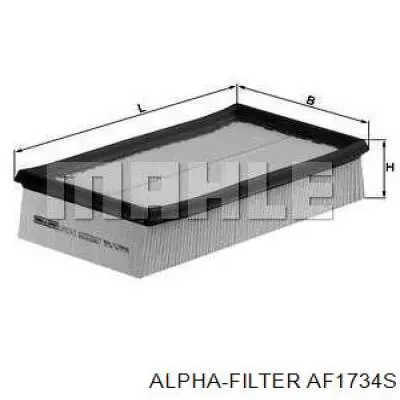 Купити AF1734S Alpha Filter Автомобільний фільтр повітря