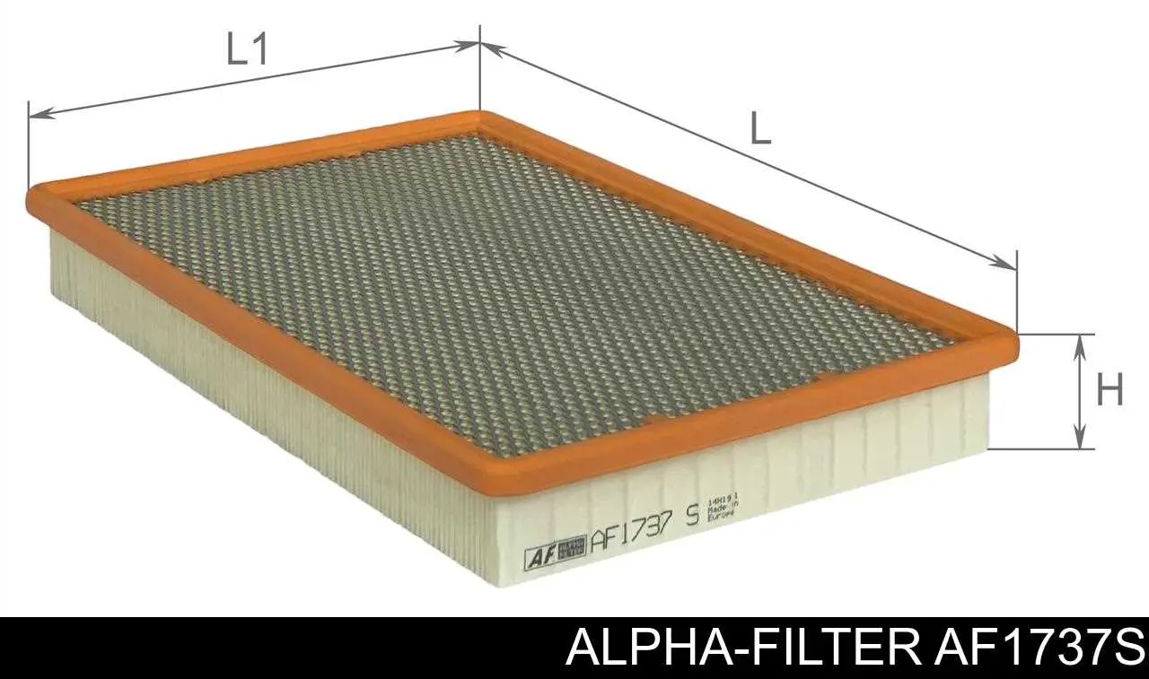 AF1737S Alpha-filter фільтр повітряний
