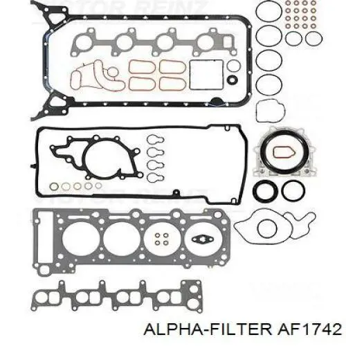 Повітряний фільтр AF1742 Alpha Filter