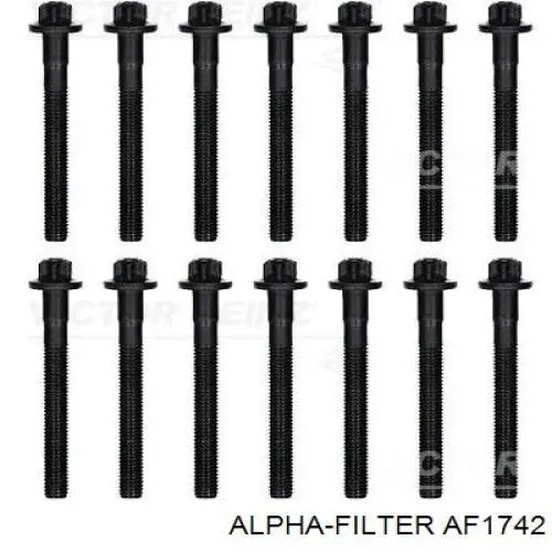 Елемент повітряного фільтра Alpha Filter AF1742 ціна, від 5.10 USD
