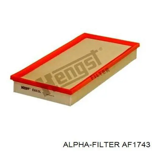 AF1743 Alpha Filter Повітряний фільтр двигуна
