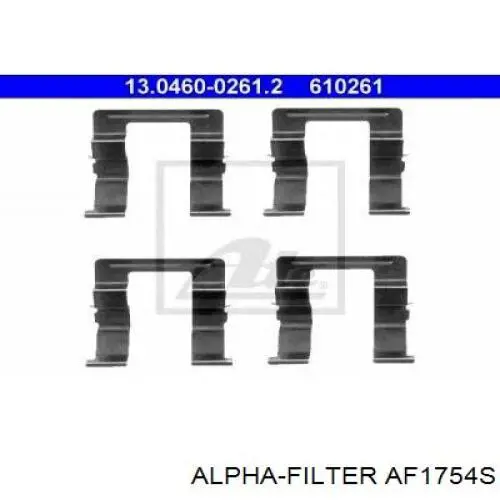 Елемент повітряного фільтра Alpha Filter AF1754S ціна, від 4.56 USD