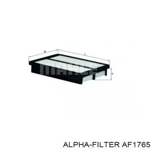 AF1765 Alpha Filter Повітряний фільтр двигуна