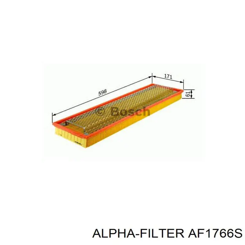 Повітряний фільтр AF1766S Alpha-filter