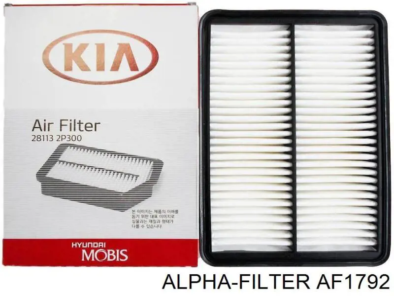 Повітряний фільтр AF1792 Alpha Filter