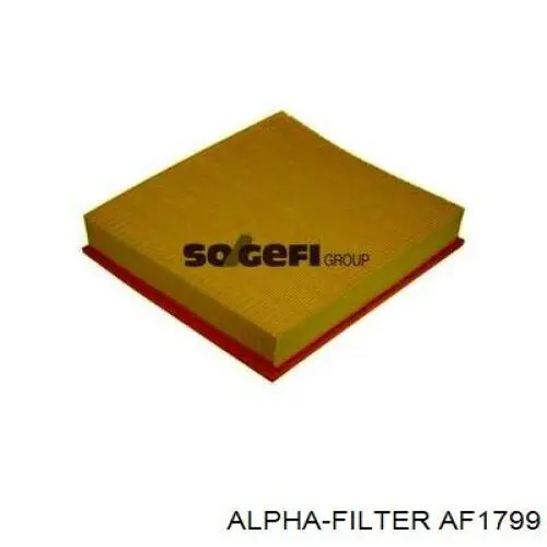Купити AF1799 Alpha Filter Автомобільний фільтр повітря