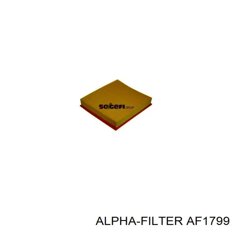 Фільтр повітряний Alpha Filter AF1799