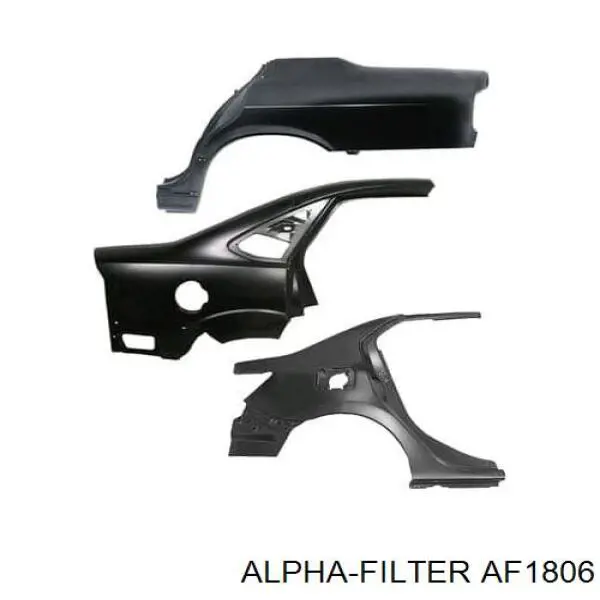 Елемент повітряного фільтра Alpha Filter AF1806 ціна, від 2.95 USD