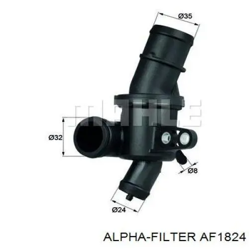 Задні пружини AF1824 Alpha Filter