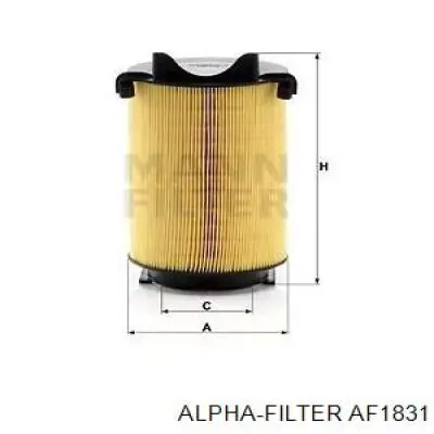 AF1831 Alpha Filter Повітряний фільтр двигуна