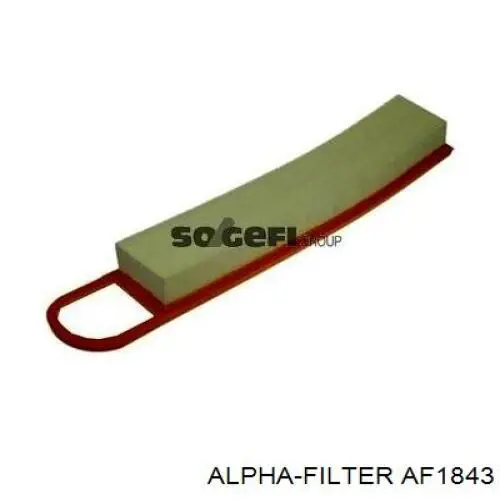 Повітряний фільтр AF1843 Alpha Filter