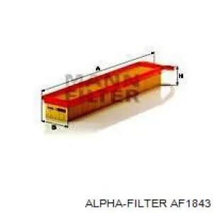 AF1843 Alpha Filter Повітряний фільтр двигуна