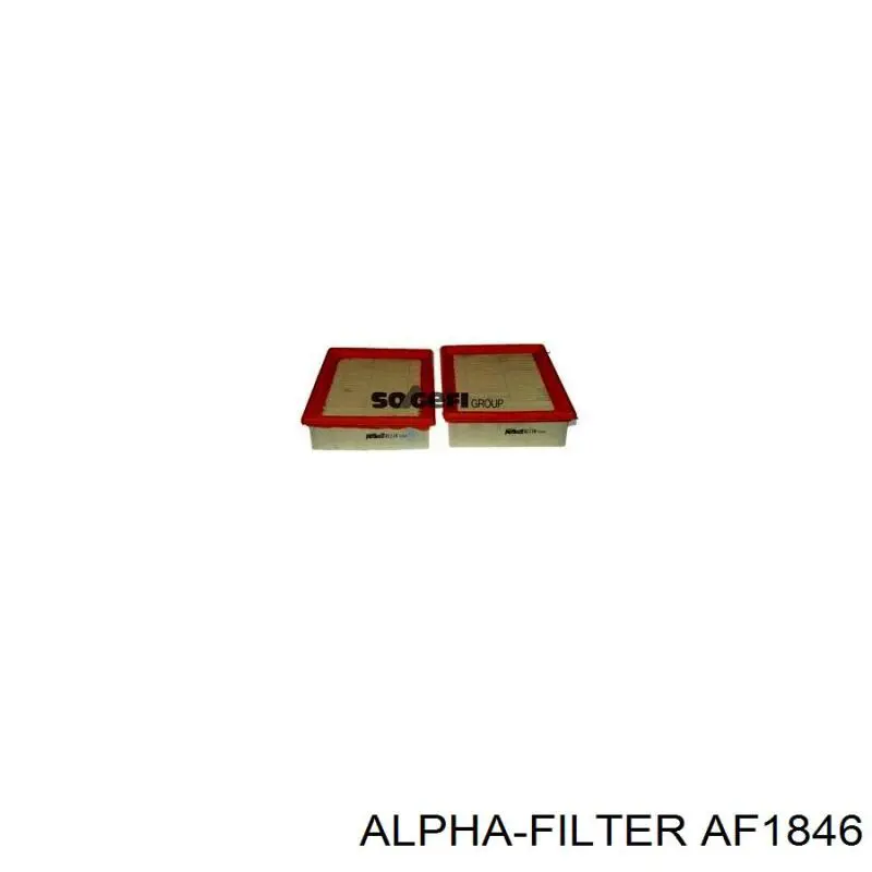 Купити AF1846 Alpha Filter Автомобільний фільтр повітря