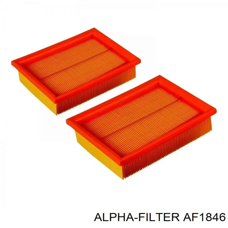 Елемент повітряного фільтра Alpha Filter AF1846 ціна, від 6.19 USD