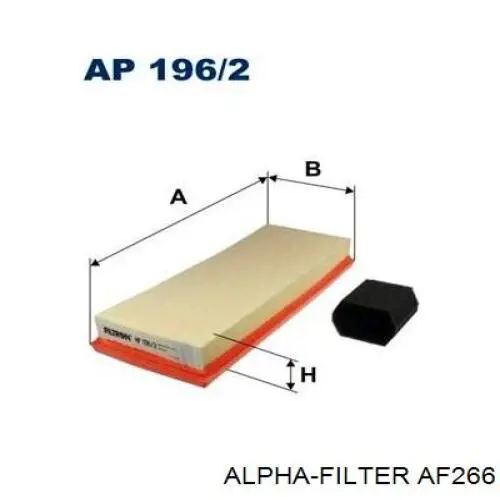 Купити AF266 Alpha Filter Фільтр очищення масла відцентровий