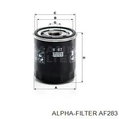 Купити AF283 Alpha Filter Фільтр очищення масла відцентровий