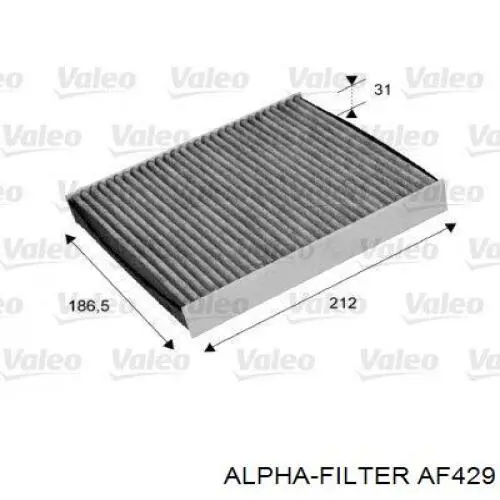 Фільтр паливний Alpha Filter AF429