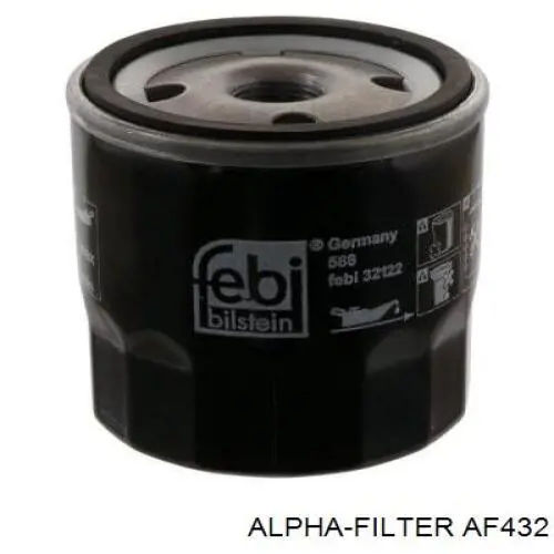 Фільтр тонкого очищення палива Alpha Filter AF432 ціна, від 0.76 USD